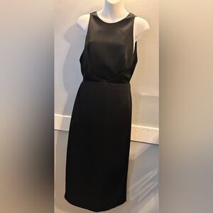 AQ/AQ Elegant Black Strapless Dress
